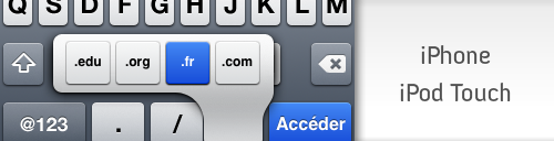 Extension Web iPhone