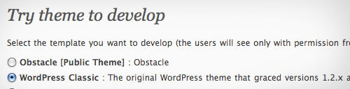 Try theme to Develop Try theme to Develop