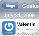 Liste Commentaires WordPress iPhone