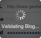 Validation WordPress iPhone