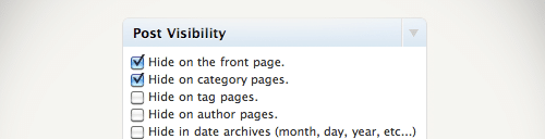 Gérer la visibilité de vos articles et pages WordPress ! Gérer la visibilité de vos articles et pages WordPress !