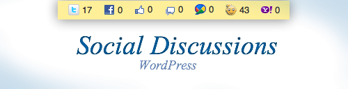 Social Discussions : Le partage et la popularité de vos articles WordPress ! Social Discussions : Le partage et la popularité de vos articles WordPress !