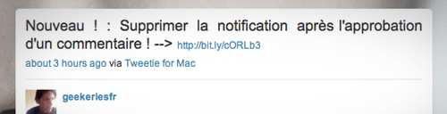 Incrustez les tweets dans vos articles WordPress ! Incrustez les tweets dans vos articles WordPress !