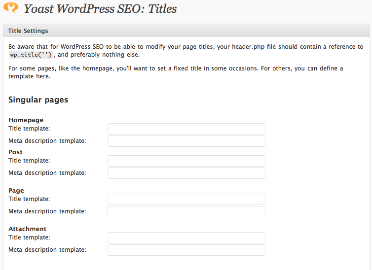 WordPress SEO Titles