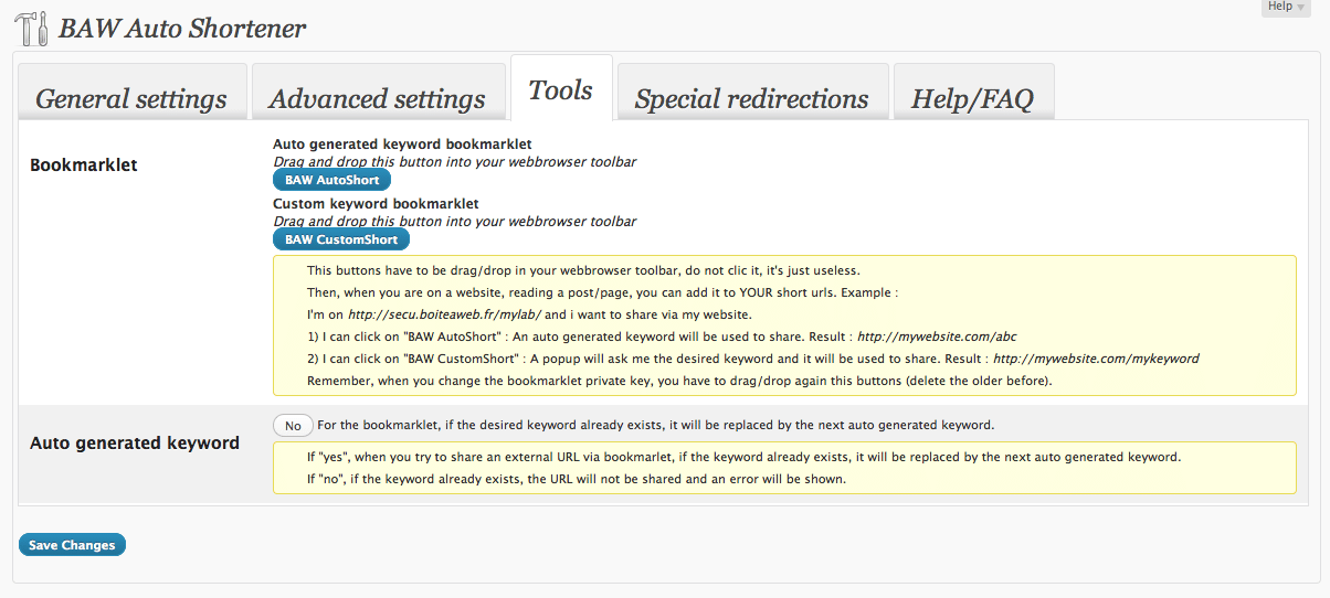 AutoShortener Tools WordPress Le Plugin AutoShortener Tools WordPress