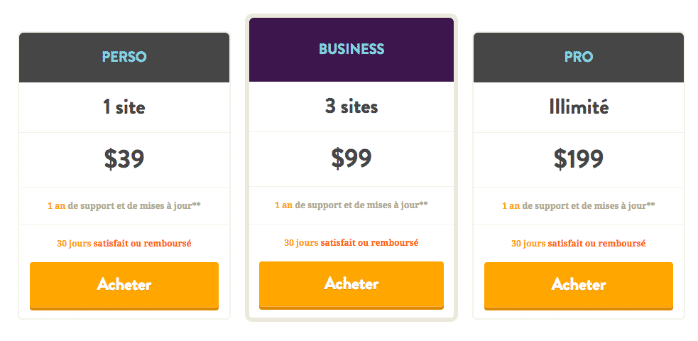 Prix WP Rocket