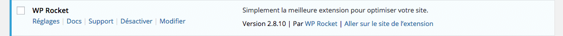Plugin WordPress WP ROCKET