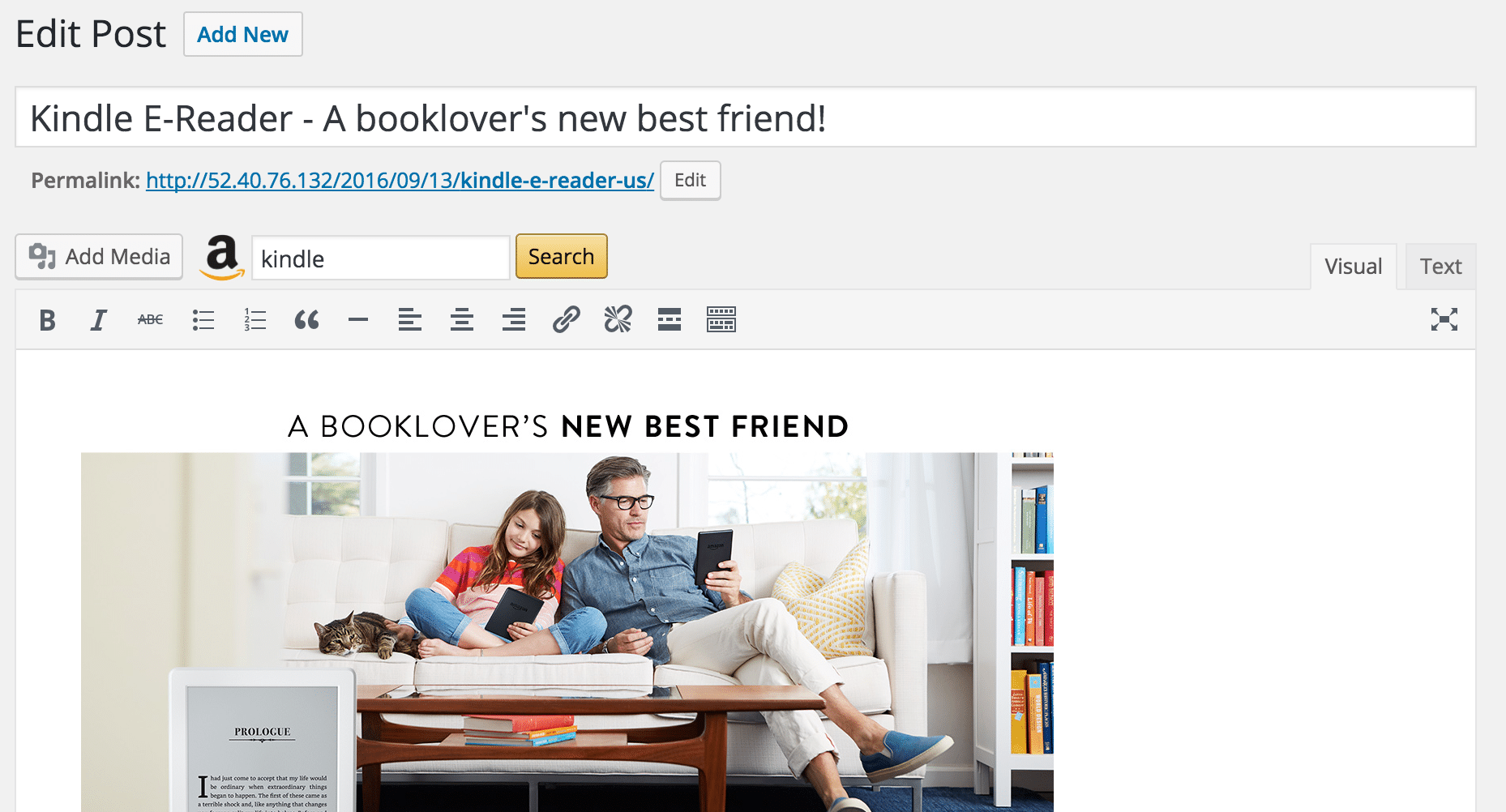 Search for products in Amazon